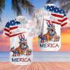 Bulldog Independence Day Hawaiian Shirt