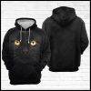 Black Cat Face D284 – All Over Print Unisex Hoodie