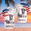 Border Collie Independence Day Hawaiian Shirt